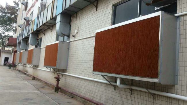 深圳龍崗水簾，濕簾風機廠房車間降溫安裝-福泰